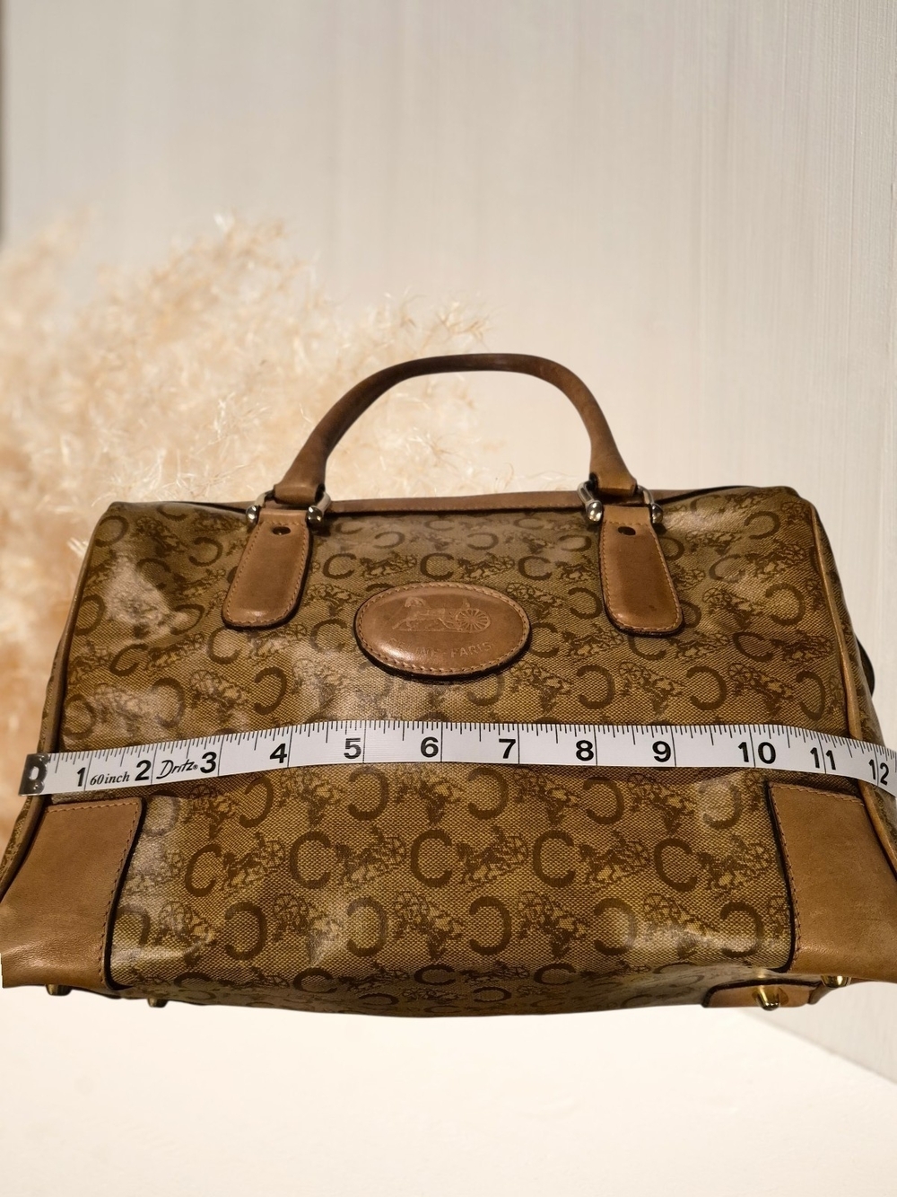 Vintage Celine C Macadam Boston Bag - Picture 8 of 13